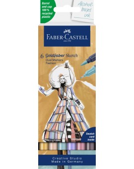 Goldfaber Sketch Marker - set 6 Fashion