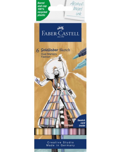 Goldfaber Sketch Marker - set 6 Fashion