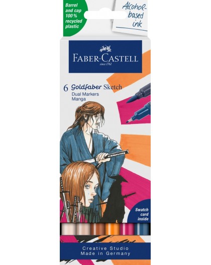 Goldfaber Sketch Marker - set 6 Manga