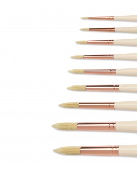 l'Impressionniste rond penseel imitatie varkenshaar