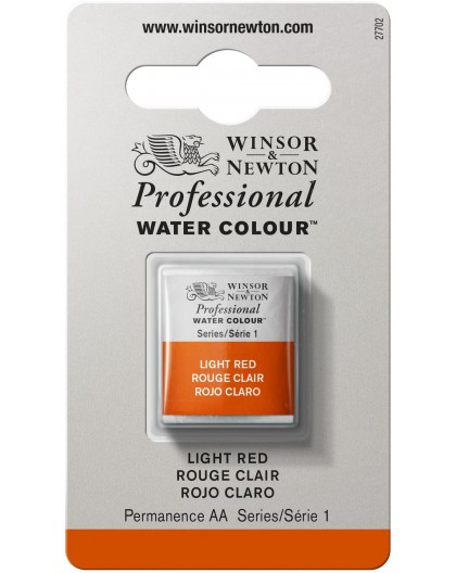 W&N Professional Water Colour - Light Red 1/2 napje