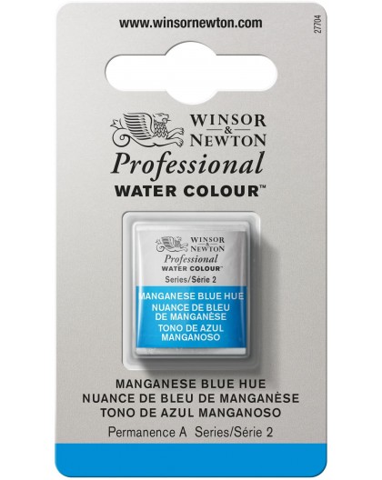 W&N Professional Water Colour - Manganese Blue Hue 1/2 napje