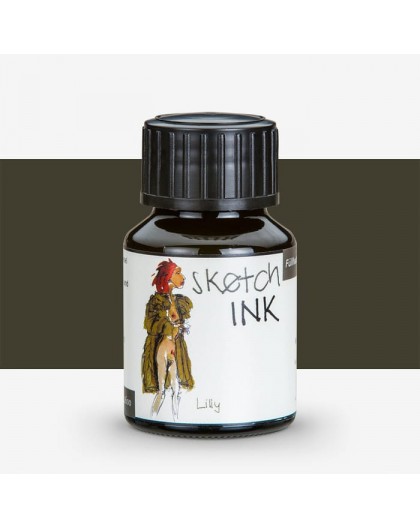 Sketch INK Lilly - groenachtig bruin