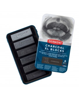 Derwent XL Charcoal Block Set 6 grijstinten