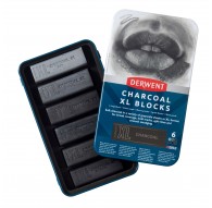 Derwent XL Charcoal Block Set 6 grijstinten