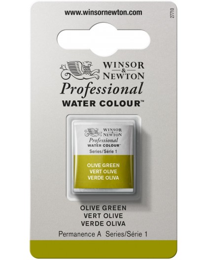 W&N Professional Water Colour - Olive Green 1/2 napje