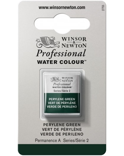 W&N Professional Water Colour - Perylene Green 1/2 napje