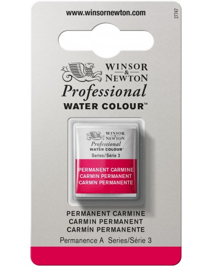 W&N Professional Water Colour - Permanent Carmine 1/2 napje