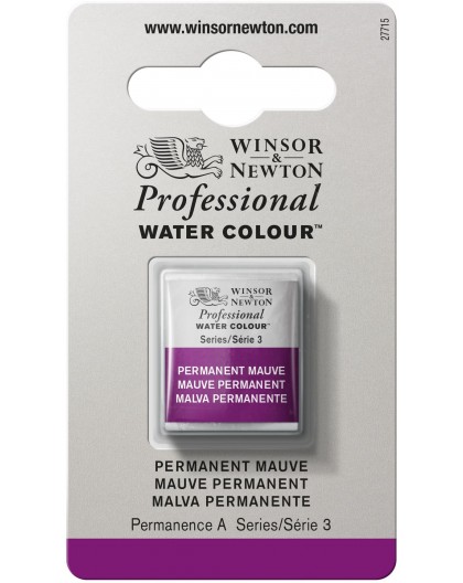 W&N Professional Water Colour - Permanent Mauve 1/2 napje