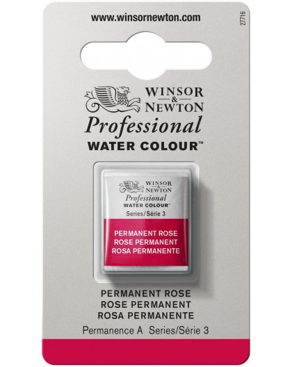 W&N Professional Water Colour - Permanent Rose 1/2 napje