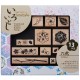 Shachihata set 13 stempels Iroitoshi Rokka