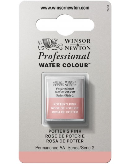 W&N Professional Water Colour - Potter's Pink 1/2 napje