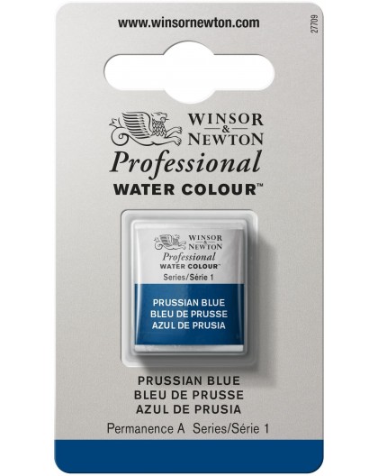 W&N Professional Water Colour - Prussian Blue 1/2 napje