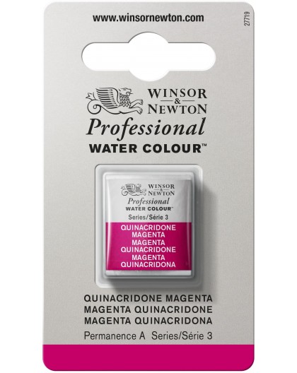 W&N Professional Water Colour - Quinacridone Magenta 1/2 napje