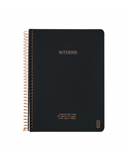 KOZO notebook A5 Premium Black