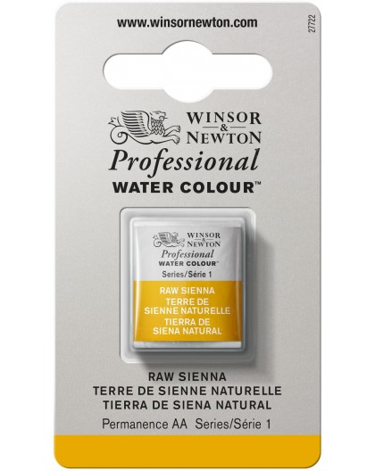 W&N Professional Water Colour - Raw Sienna 1/2 napje