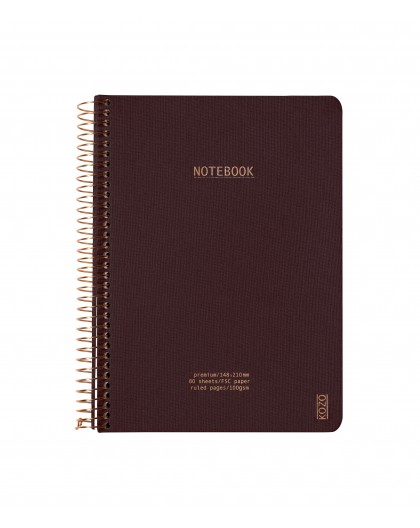 KOZO notebook A5 Premium Coffee