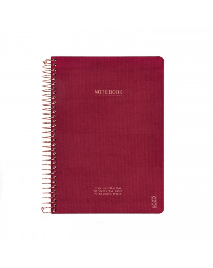 KOZO notebook A5 Premium Berry