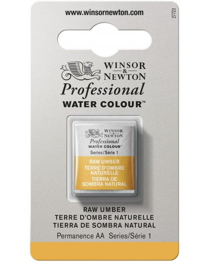 W&N Professional Water Colour - Raw Umber 1/2 napje