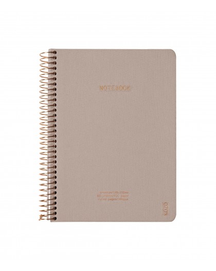 KOZO notebook A5 Premium Sand