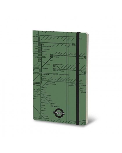 Stifflex Underground notebook Stockholm 13x21cm