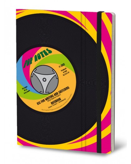 Stifflex Vinyl notebook Pop Notes 15x21cm