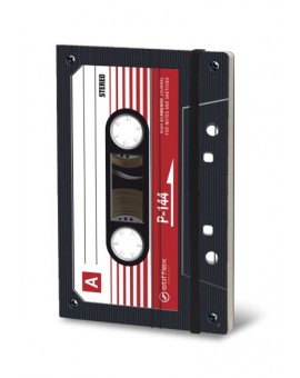 Stifflex Musicassette notebook Black Stereo 9x14cm