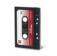 Stifflex Musicassette notebook Black Stereo 9x14cm
