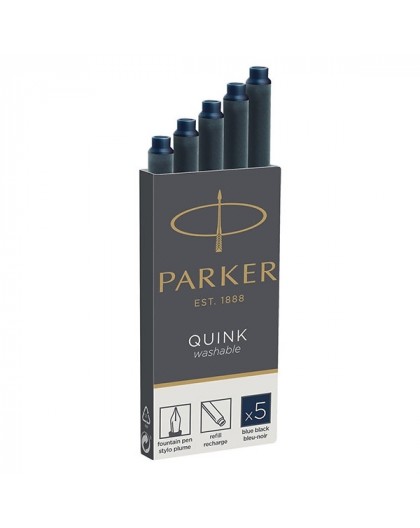 Parker Quink inktpatronen Blue Black