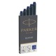 Parker Quink inktpatronen Blue