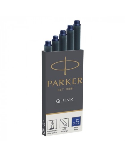 Parker Quink inktpatronen Blue