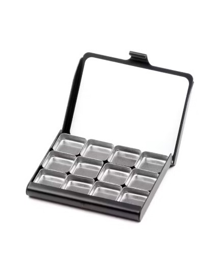 Art Toolkit Demi Palette Black with assorted pans