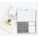 Art Toolkit Folio Palette Silver with assorted pans