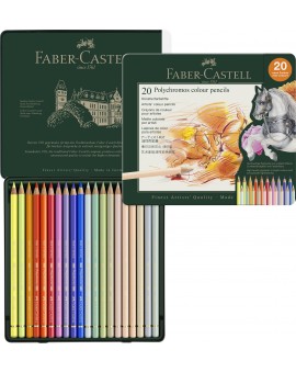Polychromos kleurpotloden set 20 nieuwe kleuren