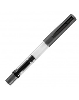 Monteverde MP1 Lock-it Piston vulpen Coal Grey omniflex