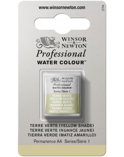 W&N Professional Water Colour - Terre Verte (Yellow Shade) 1/2 napje