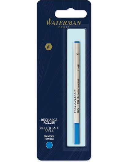 Waterman rollerball vulling F blauw
