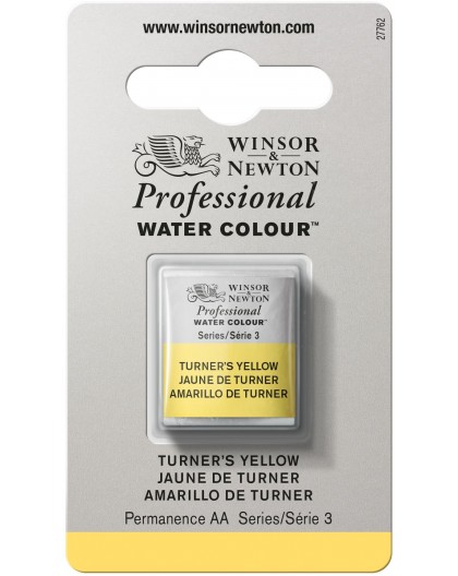 W&N Professional Water Colour - Turner's Yellow 1/2 napje