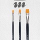 Van Gogh serie 294 plat penseel synthetisch