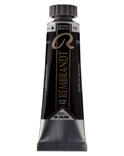 Lamp Black - Rembrandt olieverf tube 15ml