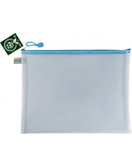 Foldersys transparant etui met ritssluiting A5
