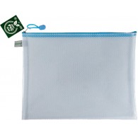 Foldersys transparant etui met ritssluiting A5