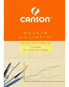 Canson millimeterpapier - blok 50 vellen