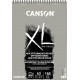 Canson XL Sand Grain 160gr - blok 40 vel grey