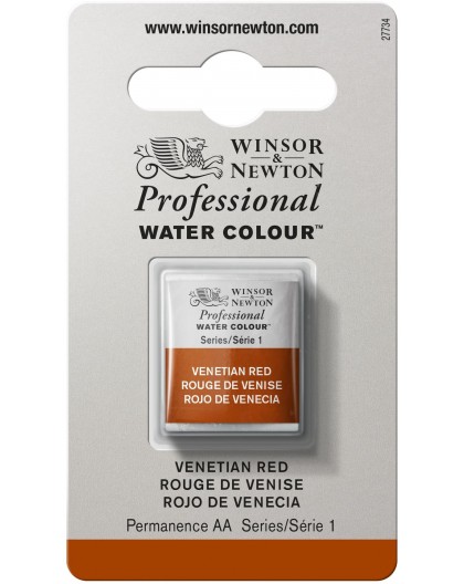 W&N Professional Water Colour - Venetian Red 1/2 napje