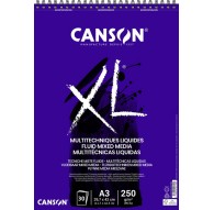 Canson XL Fluid Mixed Media 250gr - blok 30 vel