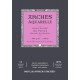 Arches aquarelblok 300g/m² Grain Satiné / hot pressed - 1 zijdig gelijmd, A4
