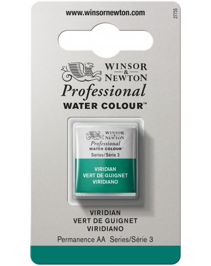 W&N Professional Water Colour - Viridian 1/2 napje