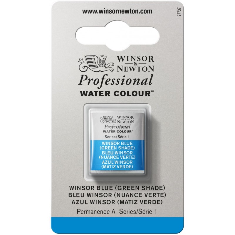 Winsor & Newton Professional Watercolor Half Pan Smalt (Dumont's Blue)