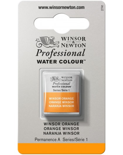 W&N Professional Water Colour - Winsor Orange 1/2 napje